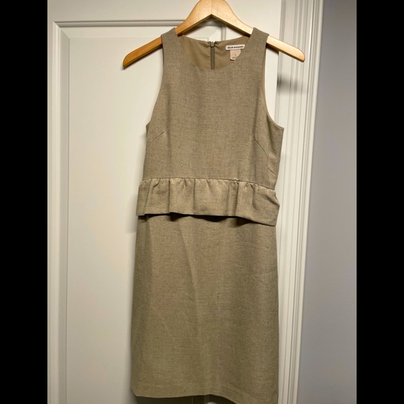 Club Monaco Linen Peplum Dress - Picture 1 of 3